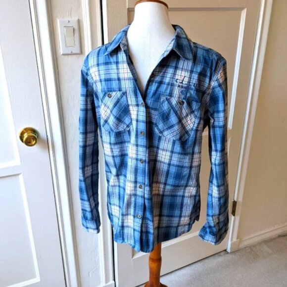 Carhartt plaid button down shirt Size medium - Picture 2 of 7